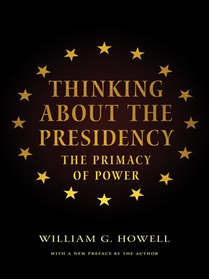 cover image of Thinking About the Presidency